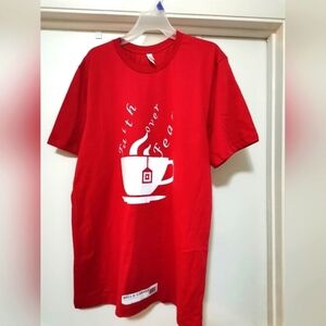 NWT FAITH OVER FEAR CUP T SHIRT